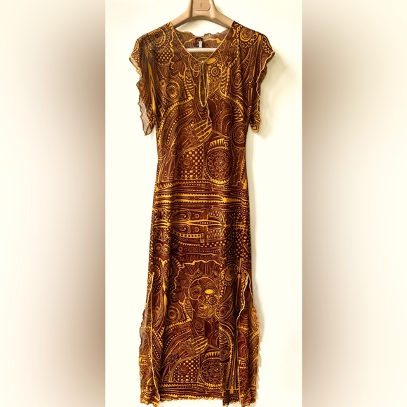 Jean Paul Gaultier Dresses & Skirts - Jean Paul Gaultier Soleil 90s Vintage Mesh Maxi Dress, size M